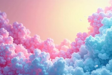 Fototapeta premium Abstract swirls of pastel colors create a soft, dreamy backdrop , fantasy, light, gradient