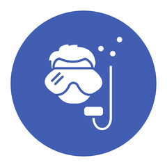 Diver Male Icon