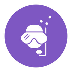 Mask and Snorkel Icon