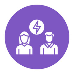 Obraz premium Conflict Icon