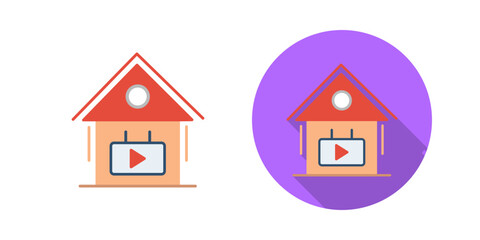 live Broadcast Vector Icon