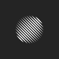 circular lines of light on a black background