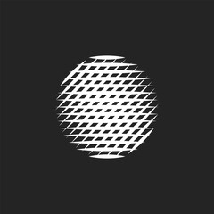 circular lines of light on a black background