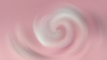 Abstract swirling light and shadow pattern in shades of pink and gray creating a soft background effect