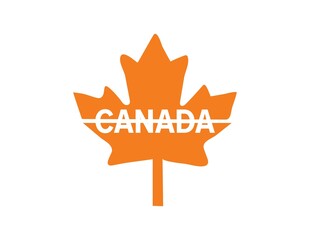 Canadian National leaf with text Canada 