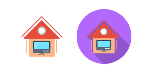 Smart TV Vector Icon