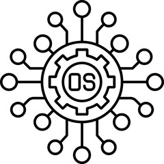OS Management  SVG Icon