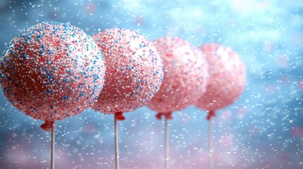 Pink Sprinkle Cake Pops: A Delightful Festive Treat
