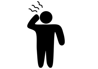 Headache Human Silhouette Illustration