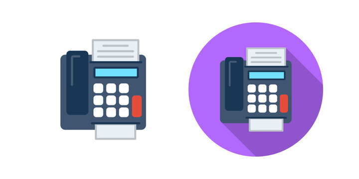 fax Machine Vector Icon