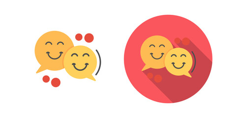 Chatting Vector Icon