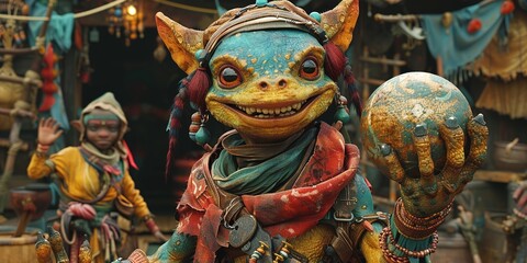 Obraz premium chinese dragon on the carousel