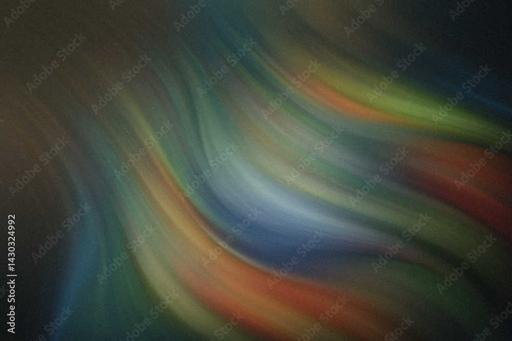 Wall mural abstract blurred background featuring a blend of green yellow and orange colors creating a soft effe