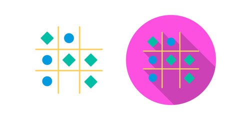 Tic Tac Toe Vector Icon
