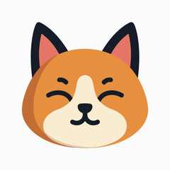 Obraz premium adorable shiba inu emoji sticker pack cute dog icon set