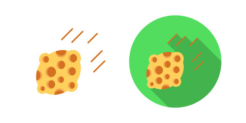 Asteroid Vector Icon