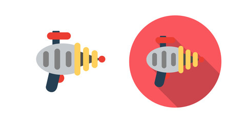 Laser Gun Vector Icon