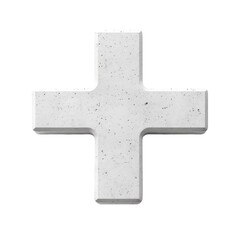 Obraz premium Stone plus sign textured design abstract art