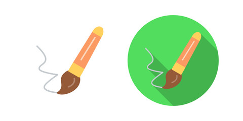 Paint Brush Vector Icon
