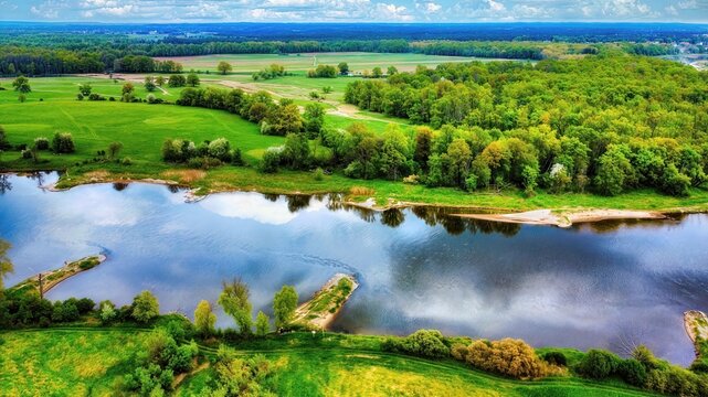 landscape witht iver