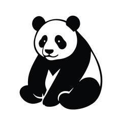 Illustration Vector Design of a Panda