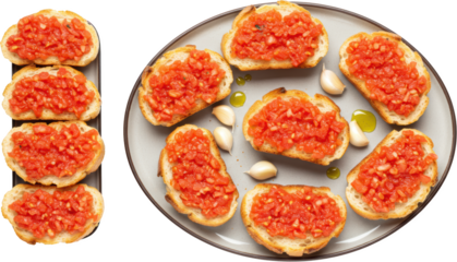 Pan con Tomate Rustic Toasted Bread with Vibrant Tomato Topping