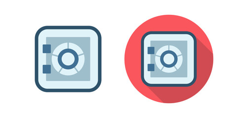 Safe Box Vector Icon