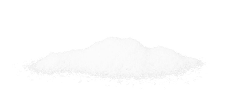 pile of white snow in winter isolated on white or transparent png