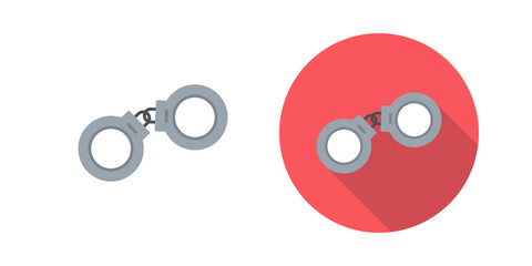 Handcuffs Vector Icon