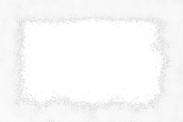 white rectengular snow frame isolated on white or transparent png