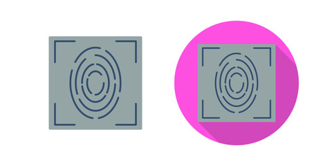 Fingerprint Vector Icon