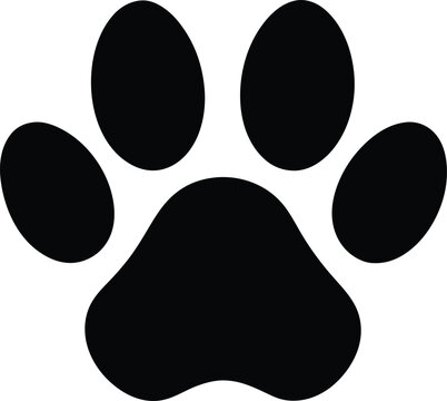 paw print silhouette icon