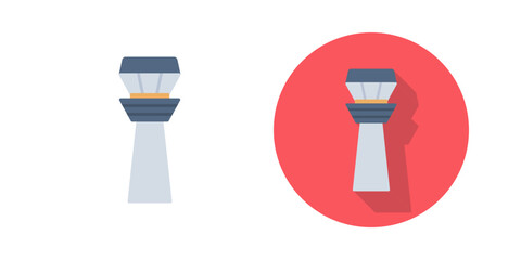 Control Tower Vector Icon