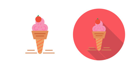 Ice Cream Vector Icon