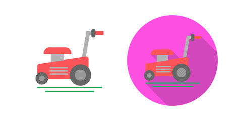 Lawn Mower Vector Icon