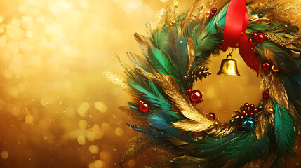 Obraz premium Minimalist style Christmas,Christmas, decoration, Christmas tree,holiday, xmas,winter, decorations,celebration, presents,gift, Santa Claus,ornaments,december,seasonal,art,happy,new year