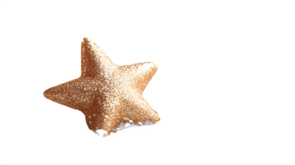 snowy background with twinkling stars and bokeh, soft edges, isolated on white background