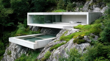 Obraz premium Luxurious Garden Escape