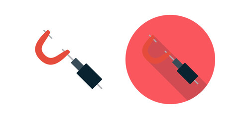 Micrometer Vector Icon