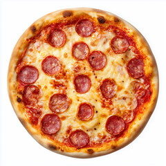 Pizza isolated on a white background