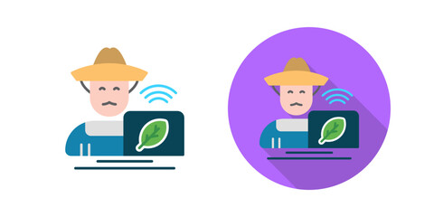 Farmer Vector Icon