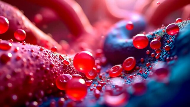 Blood vessels, Vascular health, Vessel blockage. Vascular wellness. Capillaries constrict under low pressure. Vein elasticity enhances oxygen delivery. Cardiovascular efficiency supports organ