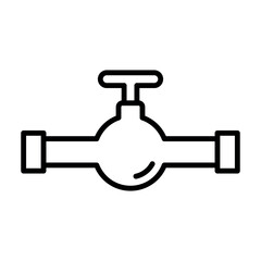pipe sign symbol vector icon	
