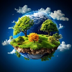 Earth Day, spring time. Generative AI