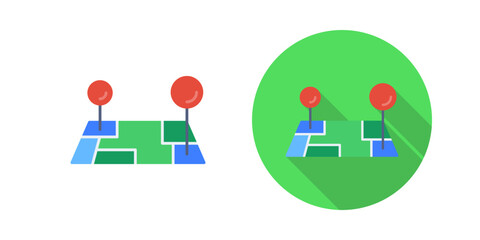 Pin Location Vector Icon