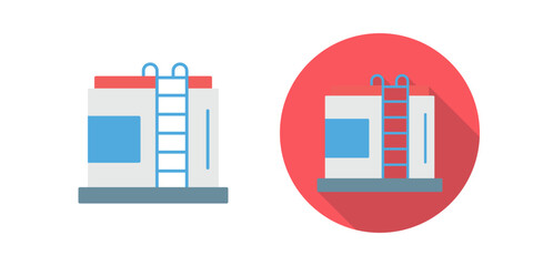 Water Tank Vector Icon