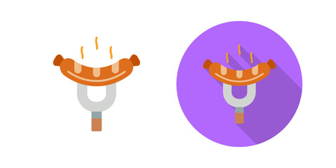 Sausage Vector Icon