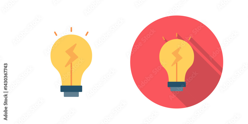 Canvas Prints idea vector icon