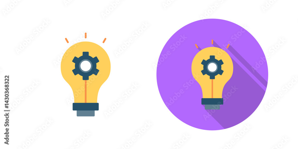 Canvas Prints idea vector icon