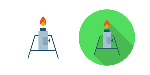 Burner Vector Icon